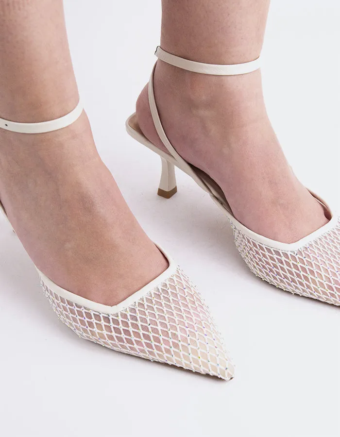 Aster White Mesh
