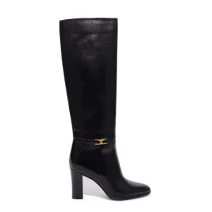 Celine Claude Chunky Heeled Boots
