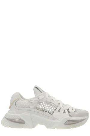 Dolce & Gabbana Mesh-Panelled Lace-Up Sneakers