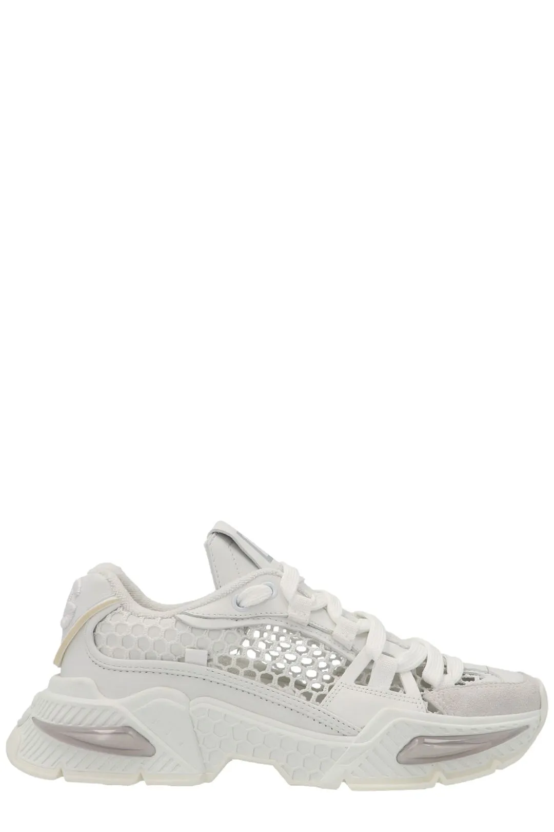 Dolce & Gabbana Mesh-Panelled Lace-Up Sneakers