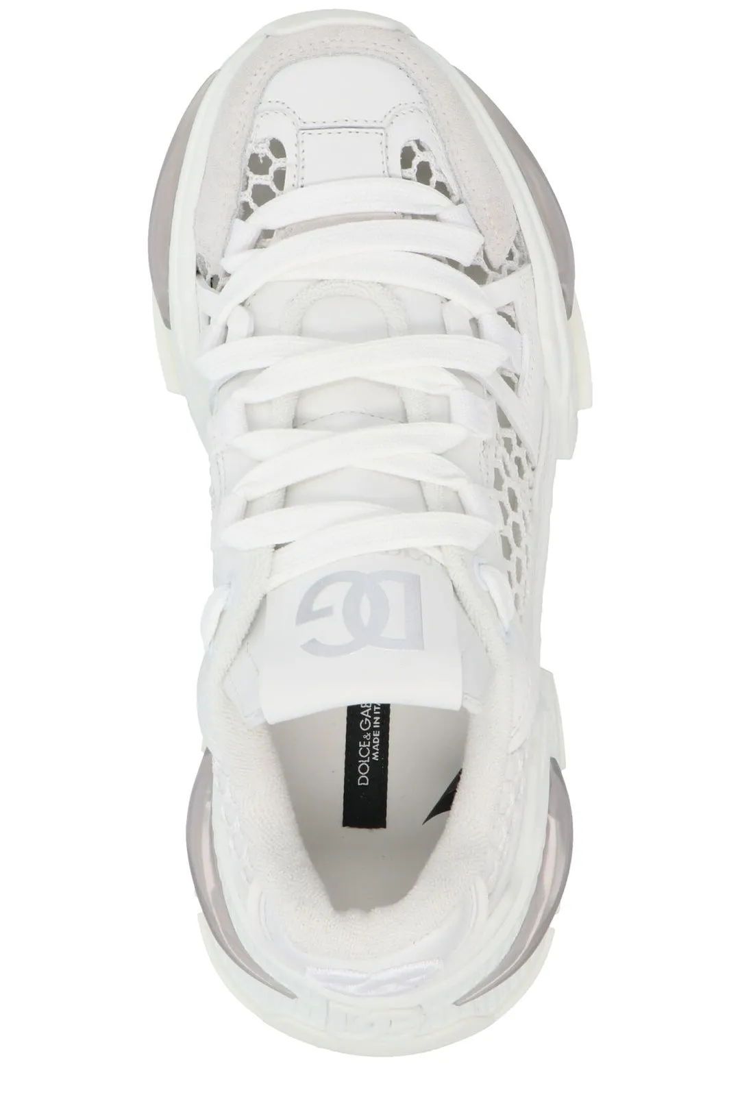 Dolce & Gabbana Mesh-Panelled Lace-Up Sneakers