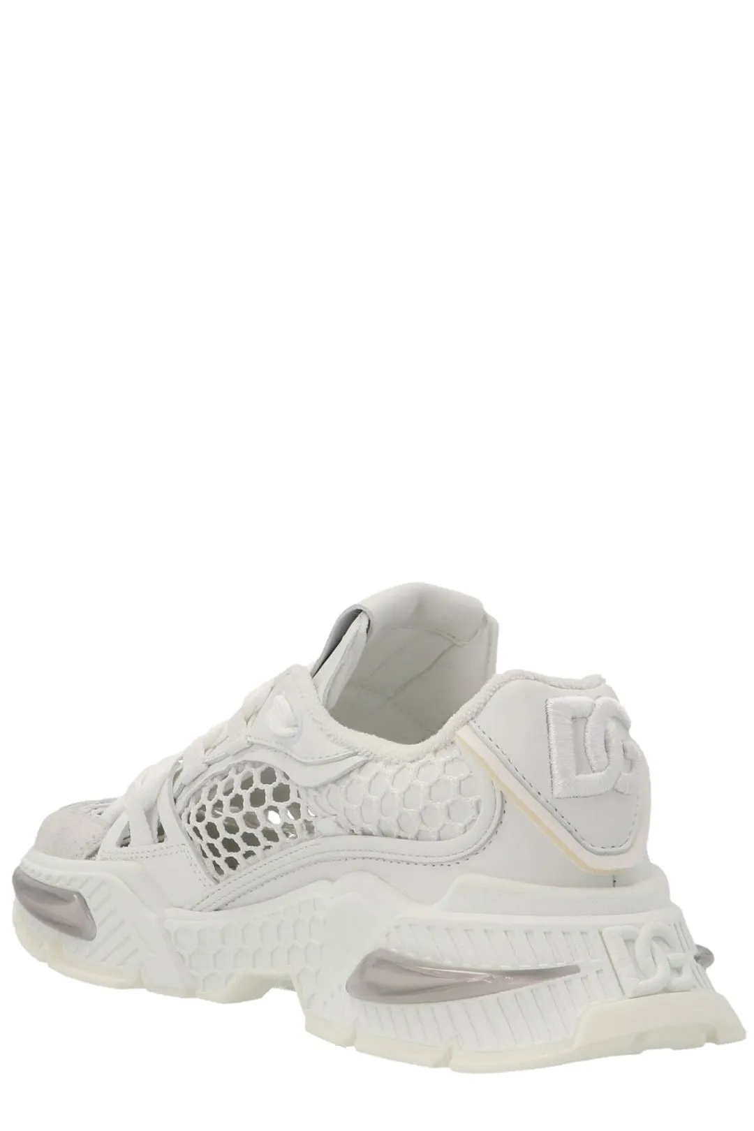 Dolce & Gabbana Mesh-Panelled Lace-Up Sneakers