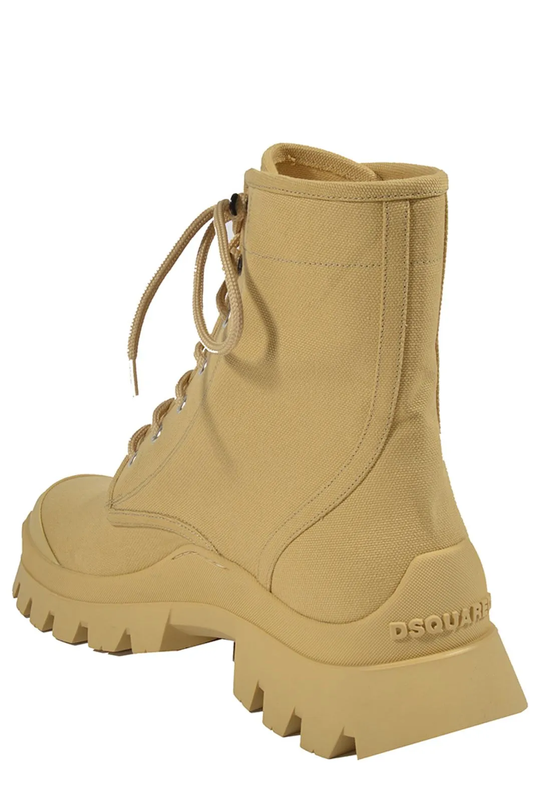 Dsquared2 Chunky Round-Toe Lace-Up Boots