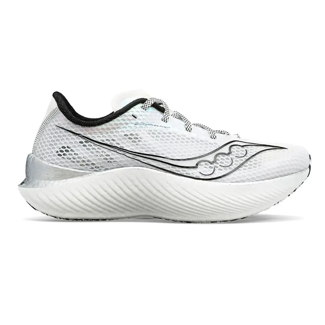 Mens Saucony Endorphin Pro 3 -  White / Black