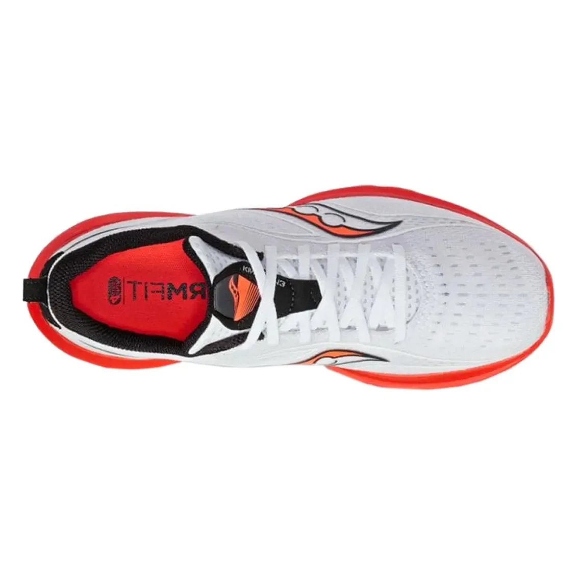 Mens Saucony Kinvara 13 - White / Black / Vizi