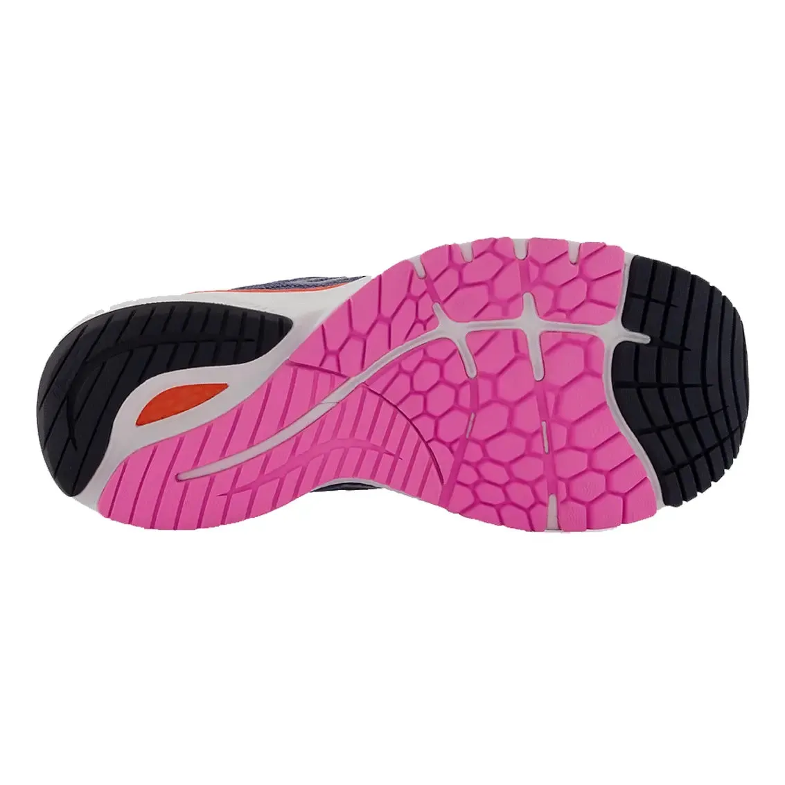 Womens New Balance Fresh Foam X 860v12 (Wide) - Eclipse / Night Sky / Vibrant Orange